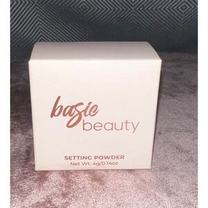 Basic Beauty‎ Translucent Setting Powder Loose Face Powder 4g 0.14oz New in Box